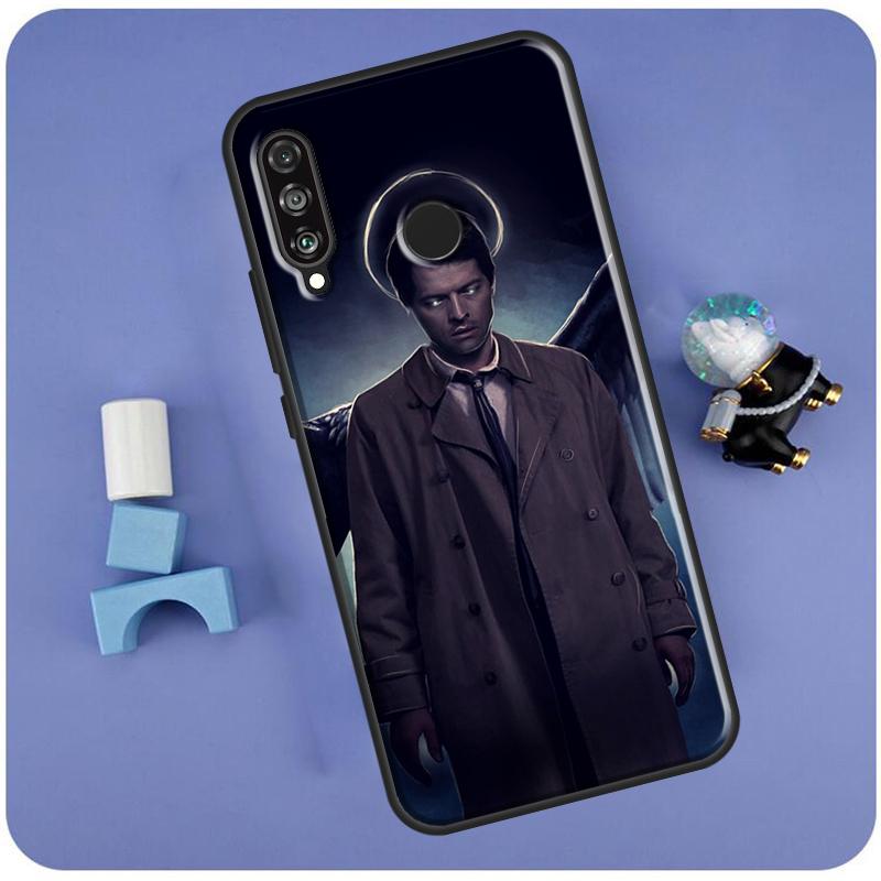 Чехол Angel Castiel Supernatural для Huawei P30 P20 P40 Lite Nova 11 Pro 3i 8i 11i 9 10 SE 5T Y60 Y61 Y70 Y90 Y91