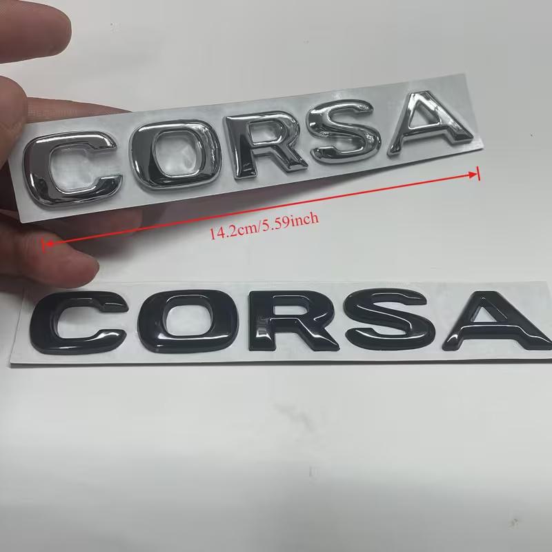 1 шт. Эмблема 3D для автомобиля CORSA - Подходит для наклейки на багажник Corsa