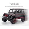 1/24 BENZ G500 4x4 литые шины модель автомобиля литые металлические игрушечные внедорожники модель автомобиля высокая имитация звук и свет детские подарки
