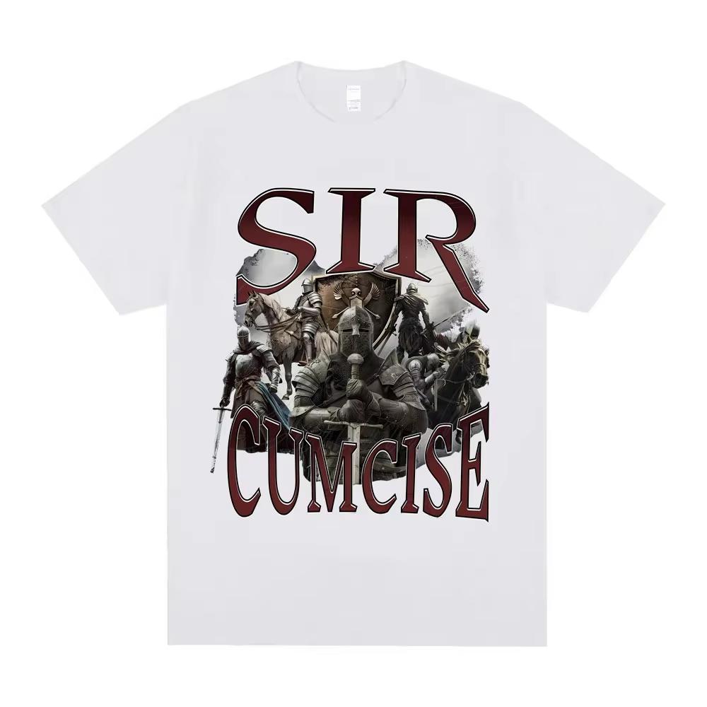 2026 Sir Cumcise Graphic T Shirt Men Women Vintage Tshirt Short Sleeve Men Casual Crewneck T Shirts Man pure Cotton Top
