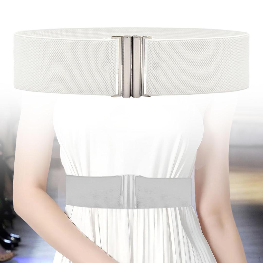 Стильный женский эластичный пояс с шикарной пряжкой