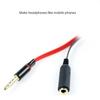 3,5 мм штекер-гнездо Аудиокабель CTIA к OMTP для мобильного телефона Звуковой удлинитель Провод Наушники Передача звука