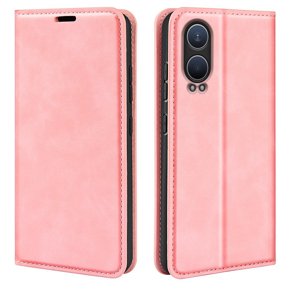 For OnePlus Nord CE4 Lite 5G/Oppo K12x 5G (China) Wallet Phone Case Skin-Touch Leather Flip Cover