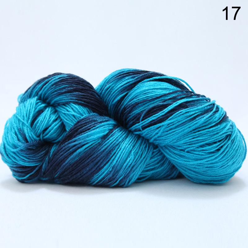 1Roll DIY Yarn Multicolor Knitting Wool Hand Crocheted Cotton Wool Yarn Baby Scarf Soft Warm