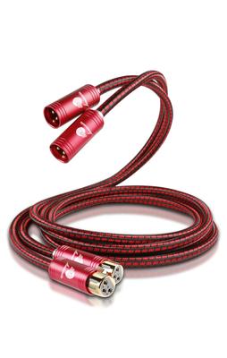 Аудиокабель JIB XLR, микрофонный кабель с разъемом XLR, подходящий для кабеля AV 2,0 м [штекер-гнездо]/балансного кабеля/3 усилителя/декодера/микрофона и т. д.