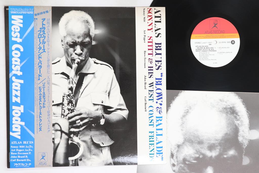LP Record SONNY STITT - Atlas Blues "blow! & Ballade" LA271007 ATLAS 1980 Japan Obi Jazz Used
