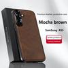 Чехол для Samsung Galaxy A55 5G Магнитный Элегантный Кожаный Износостойкий Полностью закрывающий объектив Нескользящий Боковая накладка Чехол