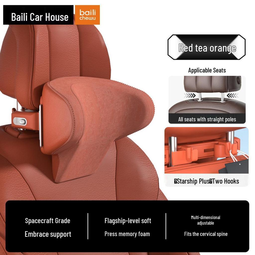 Регулируемый подголовник в автомобиль Starship Plus от Baili идеально подходит для AITO M5, M7, M8, M9 - Идеален для защиты шеи.