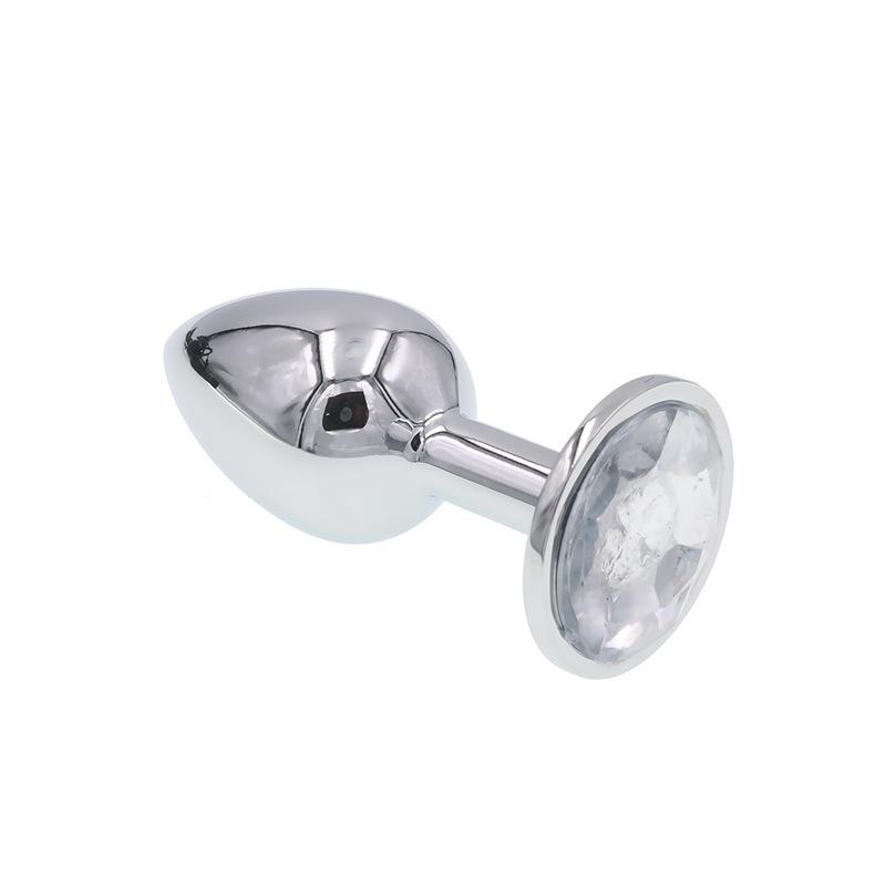 Большая металлическая анальная пробка для заднего двора, секс-игрушки, устройство для анальной дилатации, секс-инструменты, игрушки для взрослых, имитация анальной пробки, упаковка в пылевой мешок