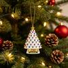 Hanging Pendant for Tree 250 Anniversary USA Christmas Ornament, 1776-2026 2D Acrylic Window Years America Decoration Patriotic Home Decor Collection