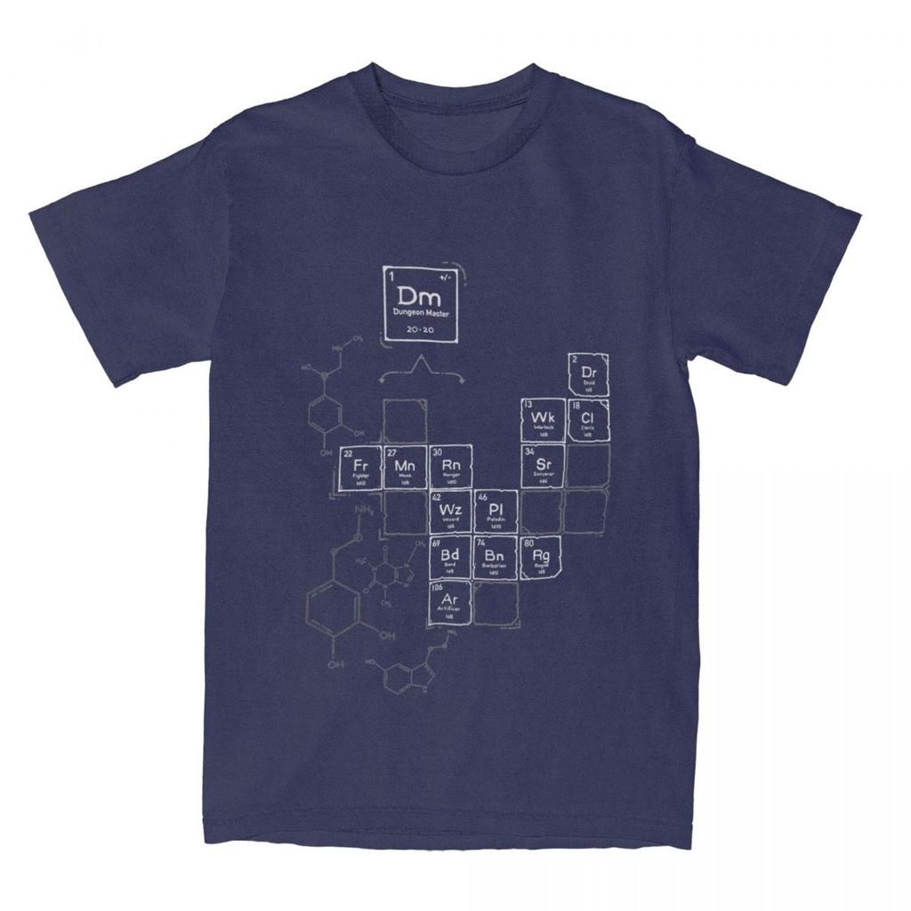 Chemistry Of Roleplay DnD Science Of D Dice Merchandise T Shirt Unisex Women Dungeon Dragon Leisure Cotton Unique Tee Shirts