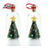 Snowflake Holly Ornaments Recordable Christmas Tree Message in A Bottle, Voice Recording Holiday Keepsake Decorative Ornament for Entryway with