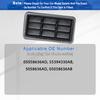Rear Tailgate Air Vent Grille Outlet Net Grill for Jeep Wrangler JK 2010 2011 2012 2013 2014 2015-2018 05058636AD 55394330AB