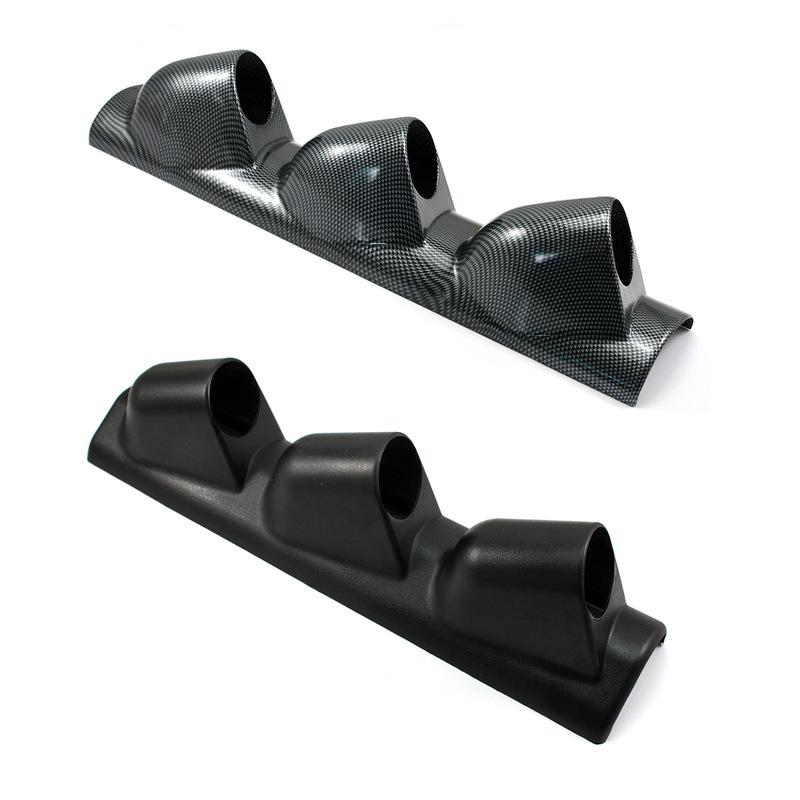 60mm Car Gauge Pod Universal Black/Carbon Single Double Triple Car Meters Holder for Left Drive Car for 60mm Gauges