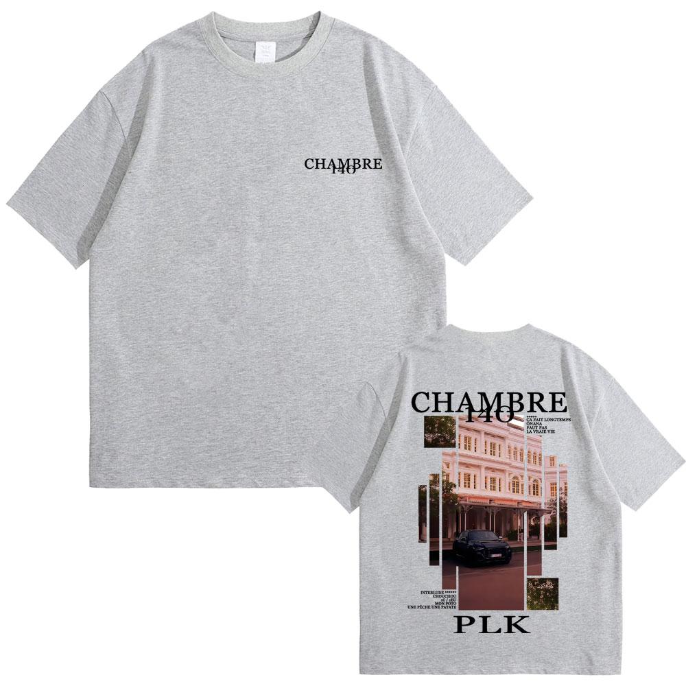 Rapper PLK Chambre 140 Album Graphic Tshirt Unisex Women Hip Hop Fashion Pop Music Tshirts Unisexs Casual Cotton Vintage T Shirts