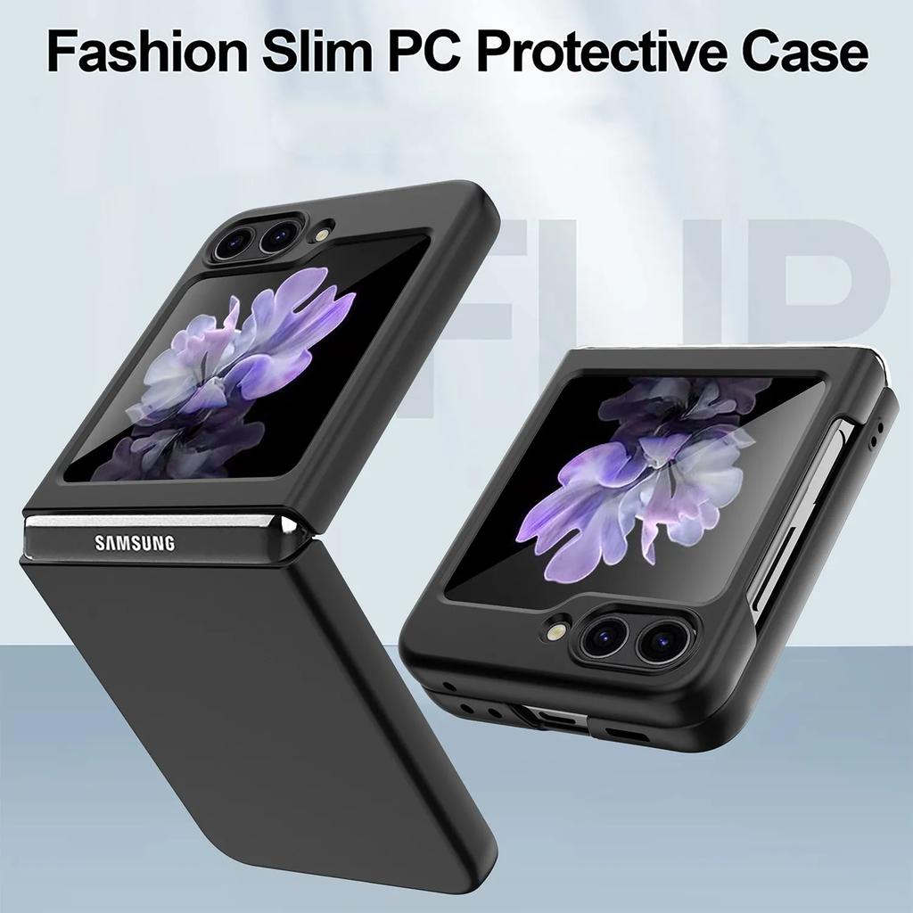 Тонкий модный чехол из ПК для Samsung Galaxy Z Flip 5 5G Flip4 Flip5 Flip 3 2 4 Flip3 Flip2 Zflip5 Матовый защитный чехол
