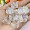 Spacer Loose Beads Creative  Handmade Material with Hole 12Pcs 23.9mm*20.8mm DIY Making Accessories Peach Heart Charms Jewelry Making 6 Colors