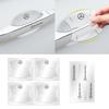CSD1 Auto Door Handle Bowl Scratch Resistant Protector Film Decor Decals Compatible With Mercedes Benz C180 C200 C260 C300 W108 W124