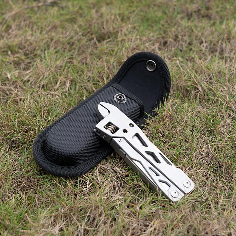 Держатель для фонарика, складной мешок для ножей, походный уличный комплект, сумка для инструментов, чехол для плоскогубцев, черный