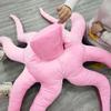 Новый милый гигантский осьминог Забавный ролевой костюм для детей на Хэллоуин Сценический ролевой костюм Розовая подушка Рождественская подушка Комбинезон