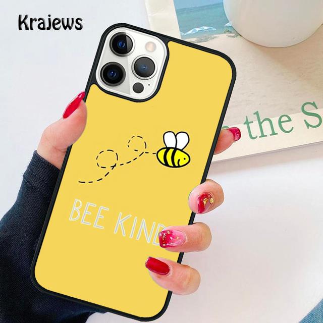 Bee Bumblebee Pattern soft Phone Case Cover For iPhone 17 Air 16 15 14 plus 11 12 13 pro max coque Shell Fundas