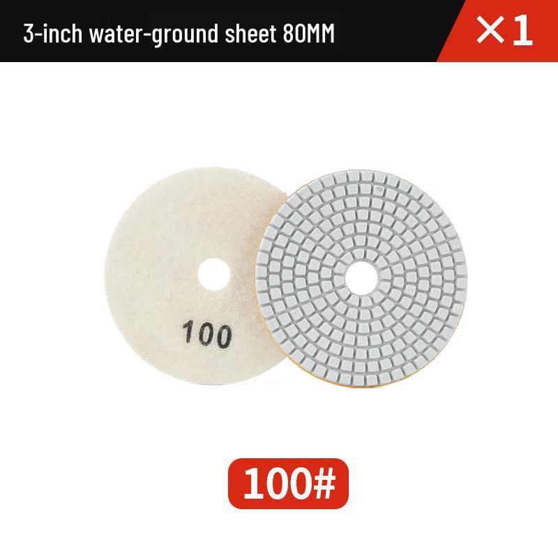 3/4 inch Wet Stone Polishing Pad for Marble, Granite, Quartz - Angle Grinder Compatible (100mm)