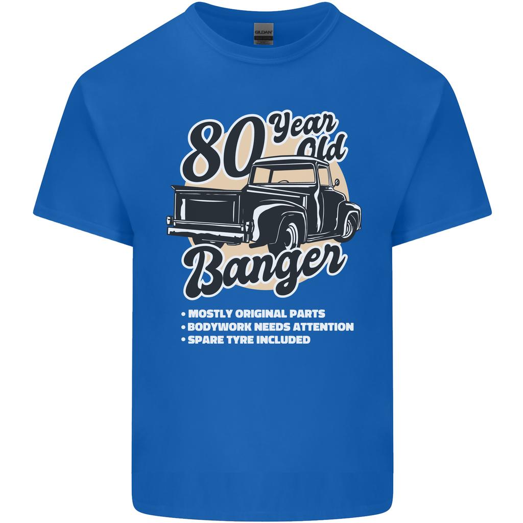 80 Year Old Banger Birthday 80th Year Old Unisexs Light Cotton TShirt
