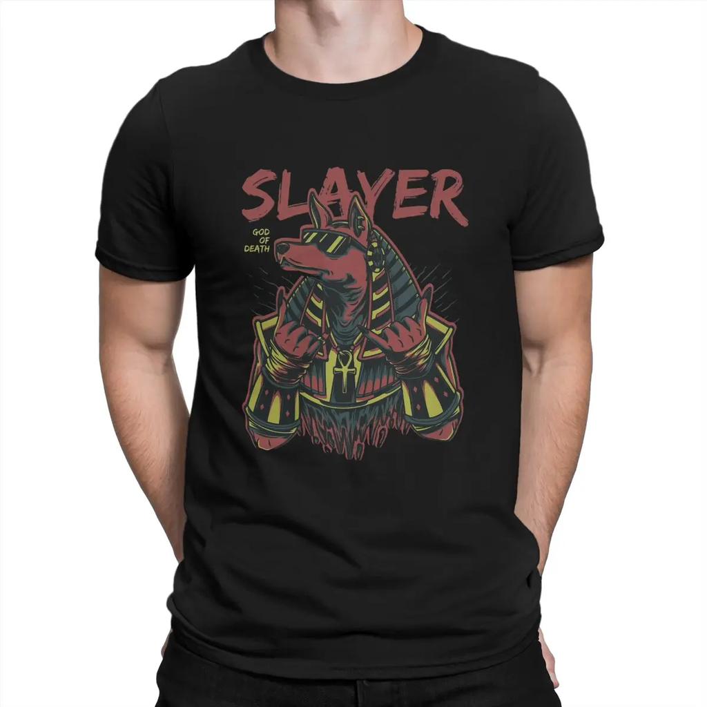 Music T-Shirt S-Slayer Band Creative Pure Cotton Tee Shirt Crew Neck Short Sleeve T Shirt Party Clothing Unisex