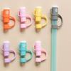 Splash Proof Straw Cover Silicone Straw Dust Cap Cup Accessories Straw Topper Straw Decoration