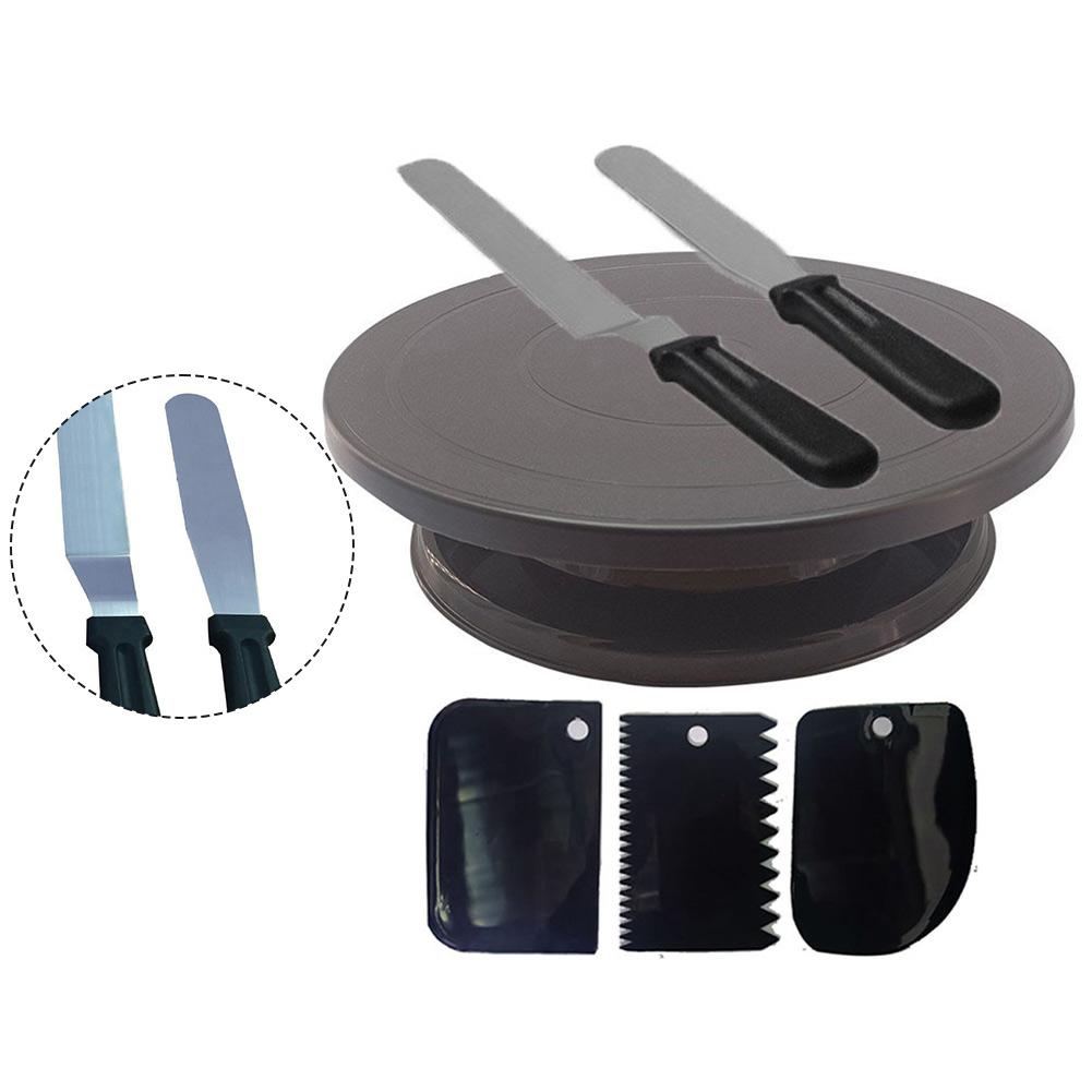 360° Rotation Cake Decorating Kit Cake Turntable Baking Accessories