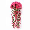 Violet Artificial Flowers Valentines Day Party Decoration Simulation Wall Hanging Flower Basket Orchid False Silk Vine Flowers