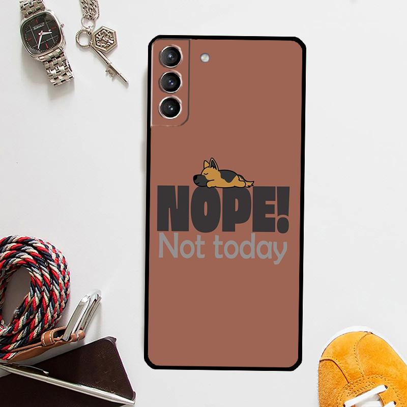 Чехол с изображением немецкой овчарки для Samsung Galaxy S24 Ultra S23 S22 S21 Plus S20 FE S8 S9 S10 Note 10 20 Ultra Cover