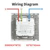 Умная WiFi розетка европейского стандарта с удаленным управлением через приложение, голосовым управлением, таймером и мониторингом энергопотребления