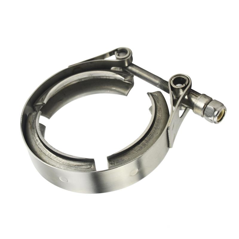ZUCZUG from 1.5 Inch to 6.0inch SS304 Anti-Rust Temperature Resistance Exhaust V Band Clamp (Clamp Only, NO Flange Included)
