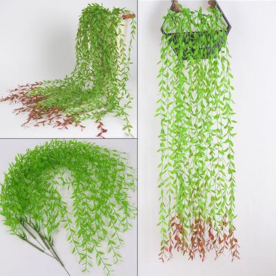 Моделирование зеленого листа DIY украшения классический ротанг дома ивы лозы растения