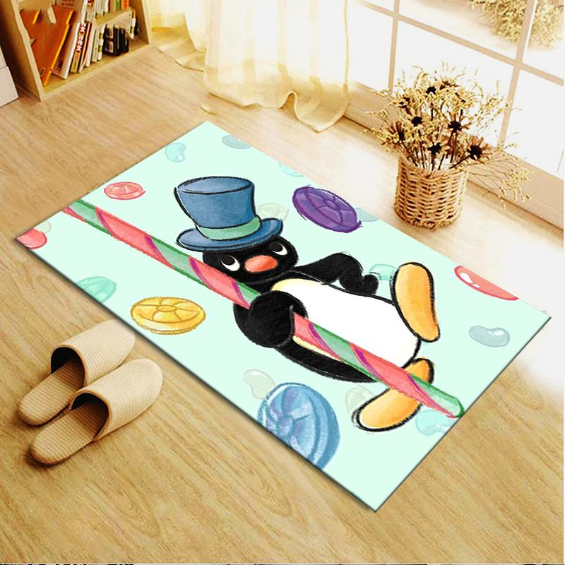 2025 New PINGU Carpet Rug for Living Room Bedroom Home Sofa Decoration,Kids play Non-slip Floor Mat