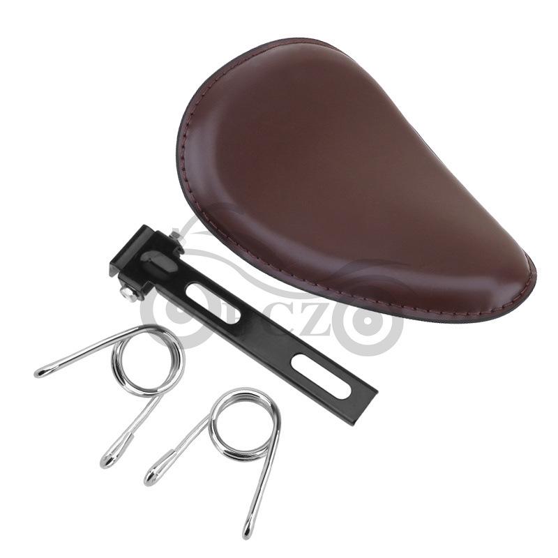 Harley Cruiser Retro Leather Spring Seat Cushion