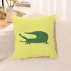 Cartoon Animal Print Pillow Case Living Room Sofa Cushion Cover Bedroom Room Bedside Home Decoration