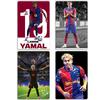 Ламин Ямаль И Месси Футболист Ретро Постеры Металлическая Табличка Постер Бар Интерьер Спальня Настенное Искусство Домашний Декор Украшение Комнаты
