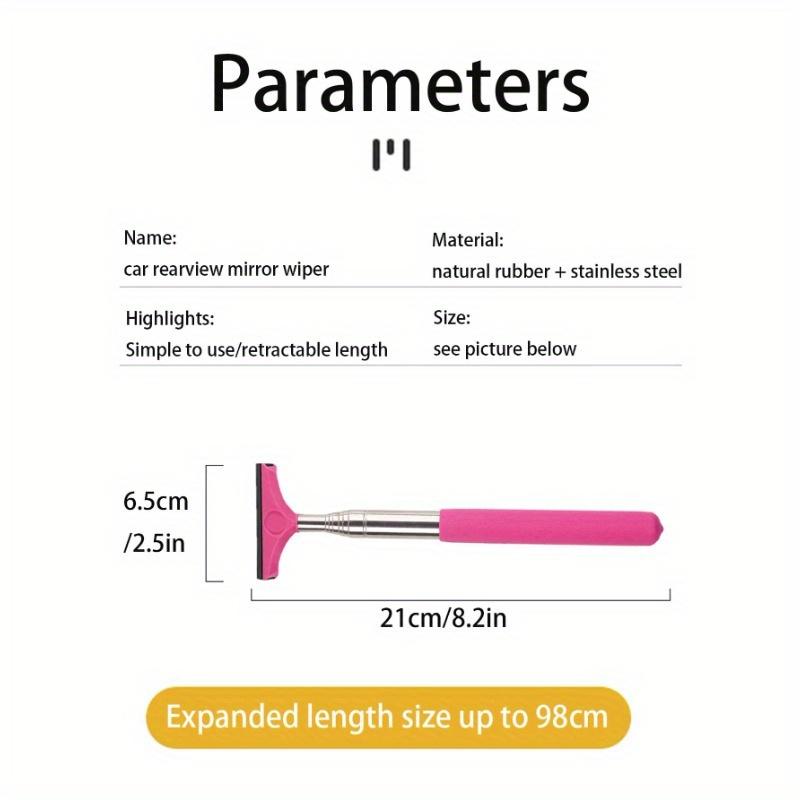 1 шт. Щетка для очистки зеркала заднего вида автомобиля, Очиститель для автомобиля