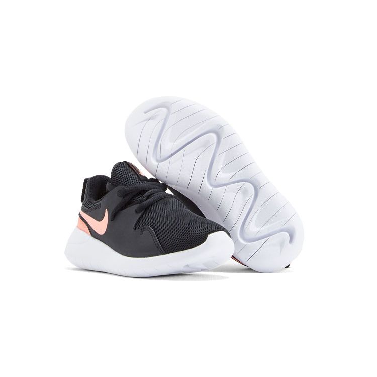 Nike Tessen Легкие Минималистичные Нескользящие Амортизирующие Низкие Кроссовки для Бега Детские Кроссовки Черный Белый Розовый AH5235-002