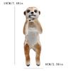 Meerkat Garden Animal Statue Housewarming Gift Funny Meerkat Figurine for Balcony Home Decoration Tabletop Outside Garden Decor