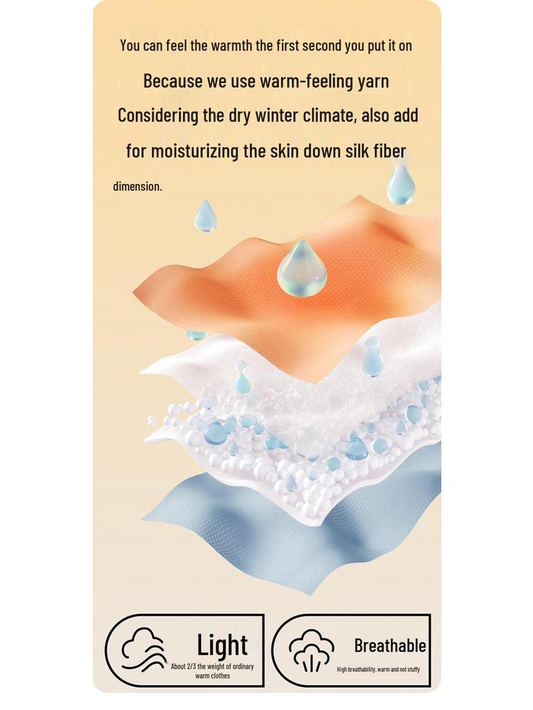 MIIOW Женский термотоп из кашемира и шелка со встроенными чашками
