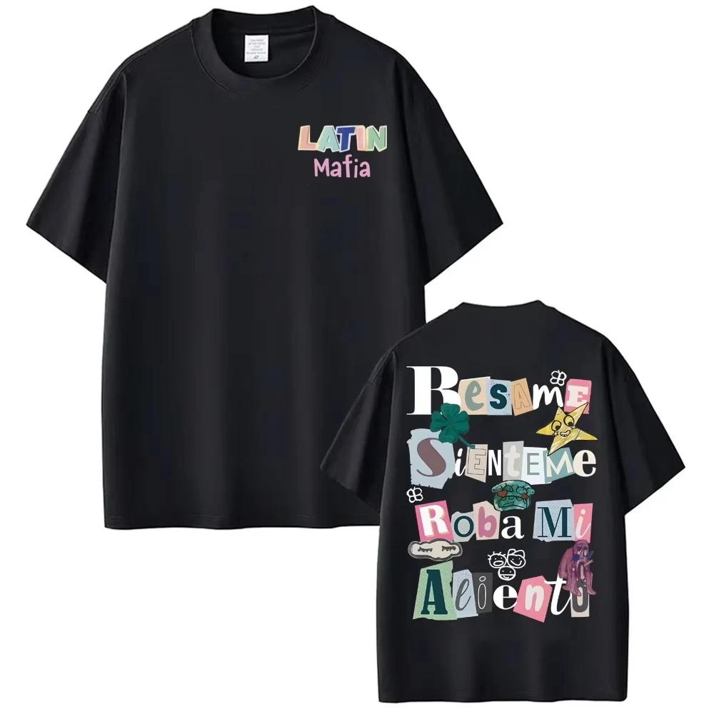 Rock Band Latin Mafia Album Printed T Shirts Men Women Cotton High Quality Tshirts Fashion Punk Hip Hop New Tshirts Streetwear