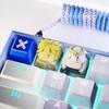 Genshin Impact Artisan Keycap Смола Кастомная Персонализированная Клавишная Колпачок Милый Аниме Кейкап для Механической Клавиатуры Аксессуары Подарки