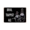 30x20 см Жестяная вывеска с пивом Hoegaarden Orval Chouffe - Винтажная металлическая табличка, Идеально подходит для Декора Стены Бара/Паба/Кухни/Дома/Кофейни, Постер