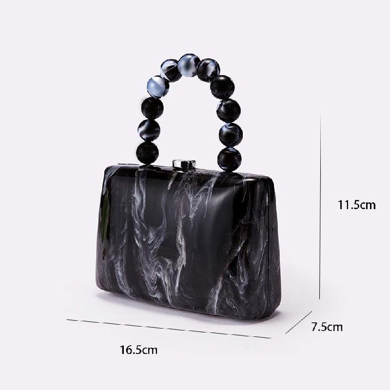Crossbody Bag New Evening Fashion Handbag Acrylic Shoulder Women's Branded Bags Luxury Designer Korean Peddler Handbags Bucket