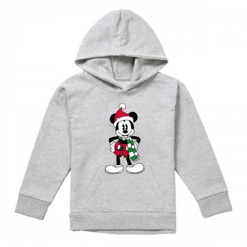 Disney Childrens/Kids Mickey Mouse Tartan Heather Christmas Hoodie