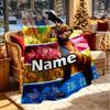 Custom Name Personalized DRAGON BALL Print Blanket, Home Decor, Bedroom, Sofa, Camping, Couch, Gifts for Birthday ChristmasEnthusiasts