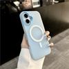 Конфетный Матовый Чехол для Magsafe для For Iphone 17 Air 16 15 14 13 12 Pro Max 11 16Plus 16E SE4 17Pro Магнитный Прозрачный 2 В 1 Чехол